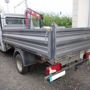 foto 3.5t VW tipper+crane Crafter 2.5D +HMF