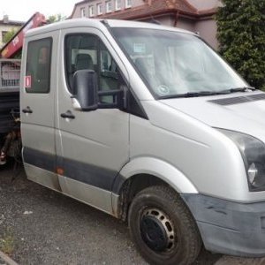 foto 3.5t VW tipper+crane Crafter 2.5D +HMF